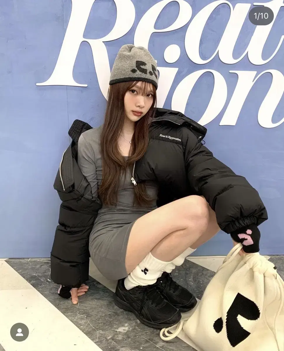 (새상품) 레스트앤레크레이션 HOOD SHORT DOWN JACKET